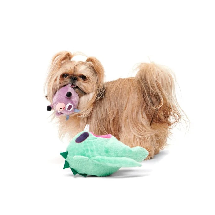 Barbara Chupacabra Plush Enrichment + Multi-Part + Tug Dog Toy - Image 4
