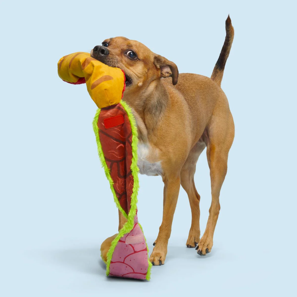 Big Bite Hoagie Plush Tug Extra-Large Dog Toy - Image 4