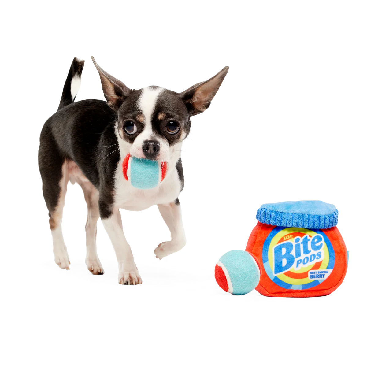Bite Pods Plush Multi-Part + Fetch + Enrichment Dog Toy - Image 5