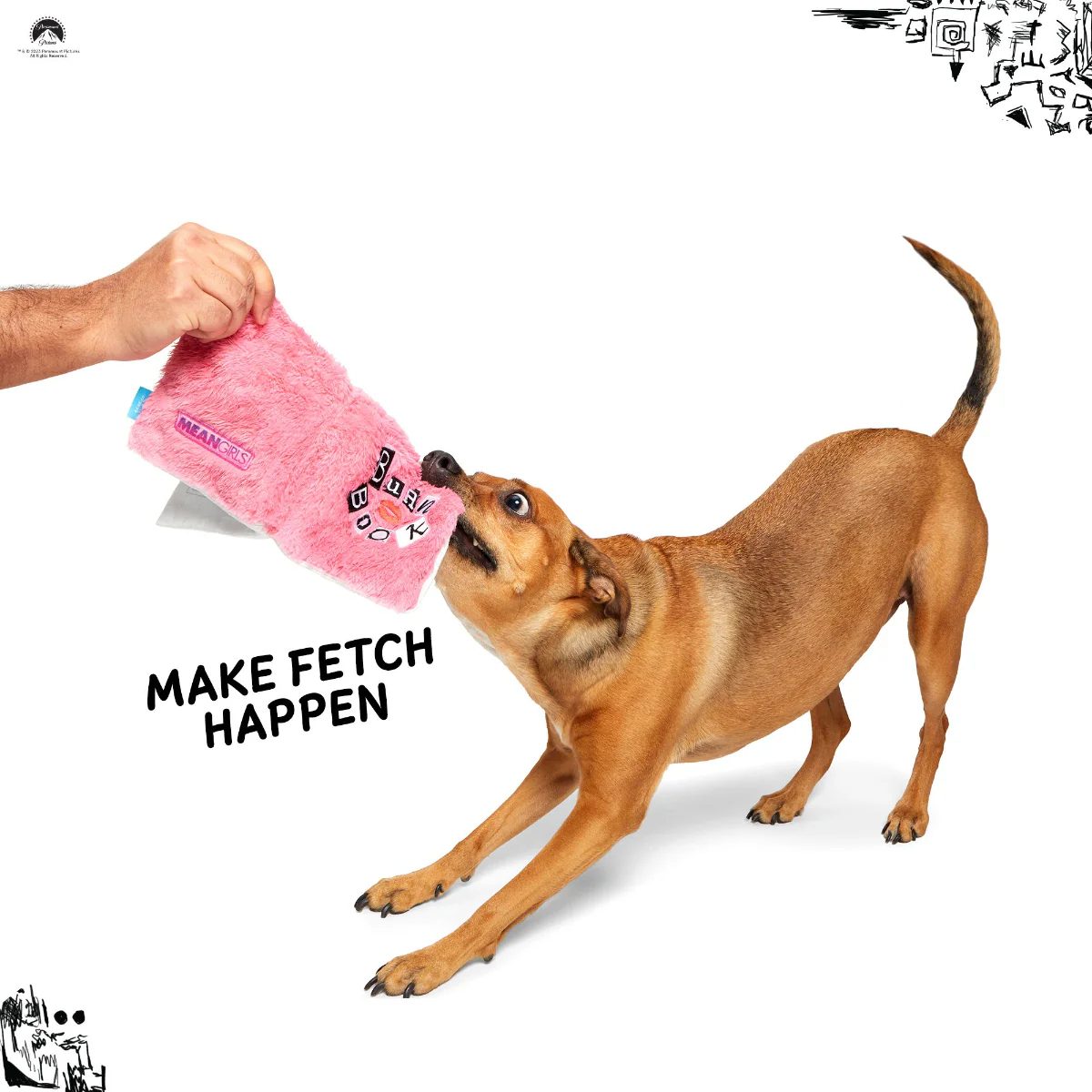 Burn Book Plush Tug + Enrichment Dog Toy - Image 4