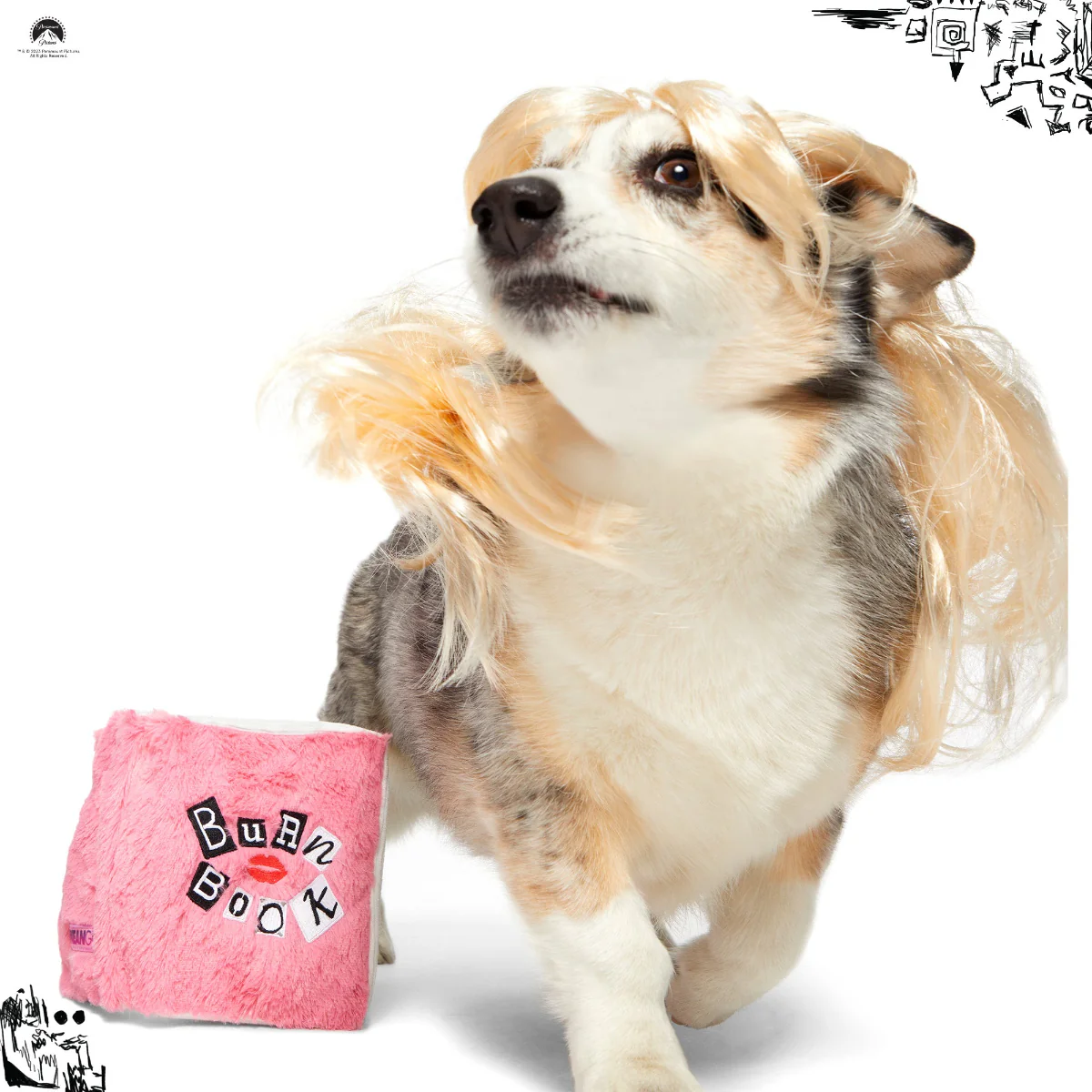 Burn Book Plush Tug + Enrichment Dog Toy - Image 5