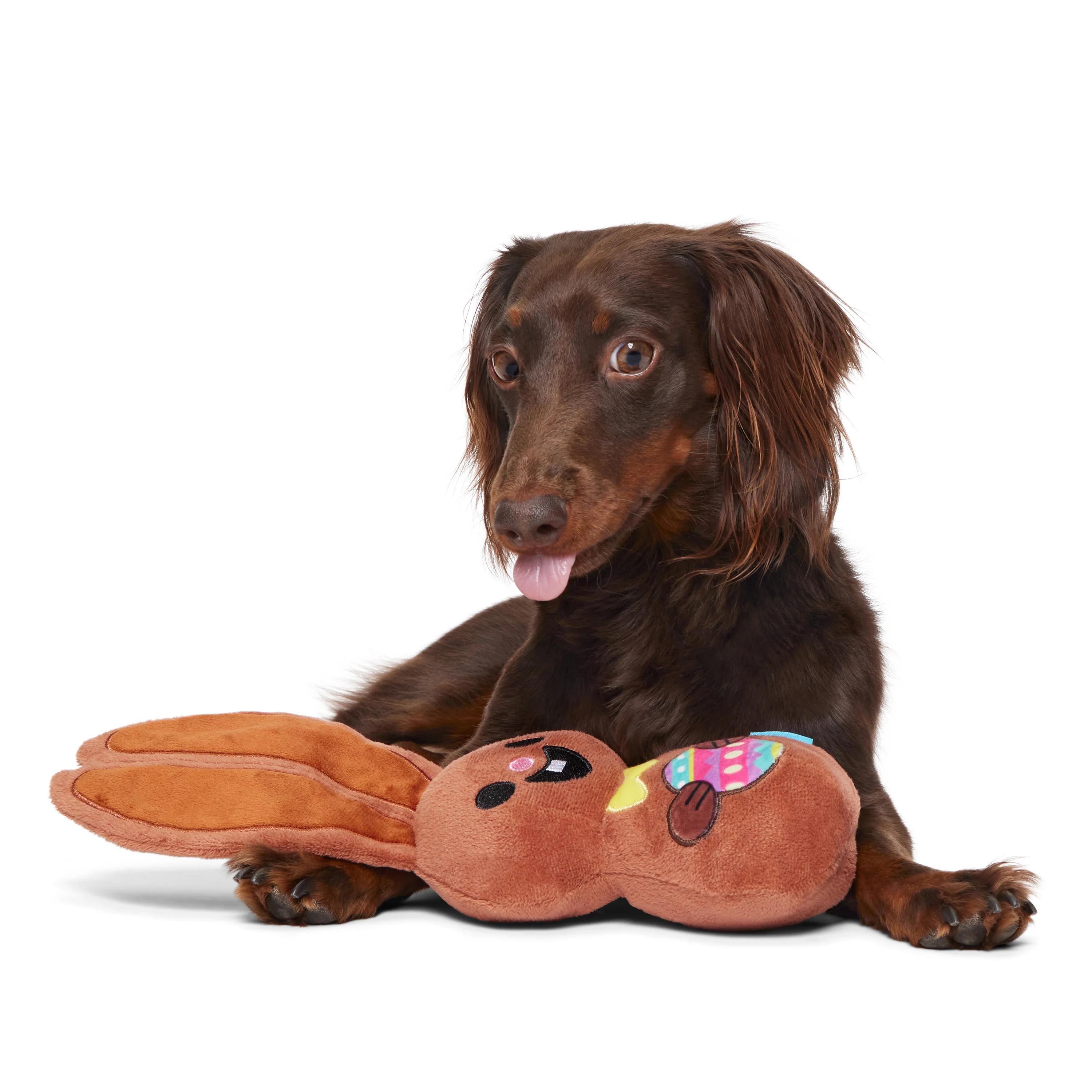 Chocolick Rabbit Plush Tug Dog Toy - Image 3