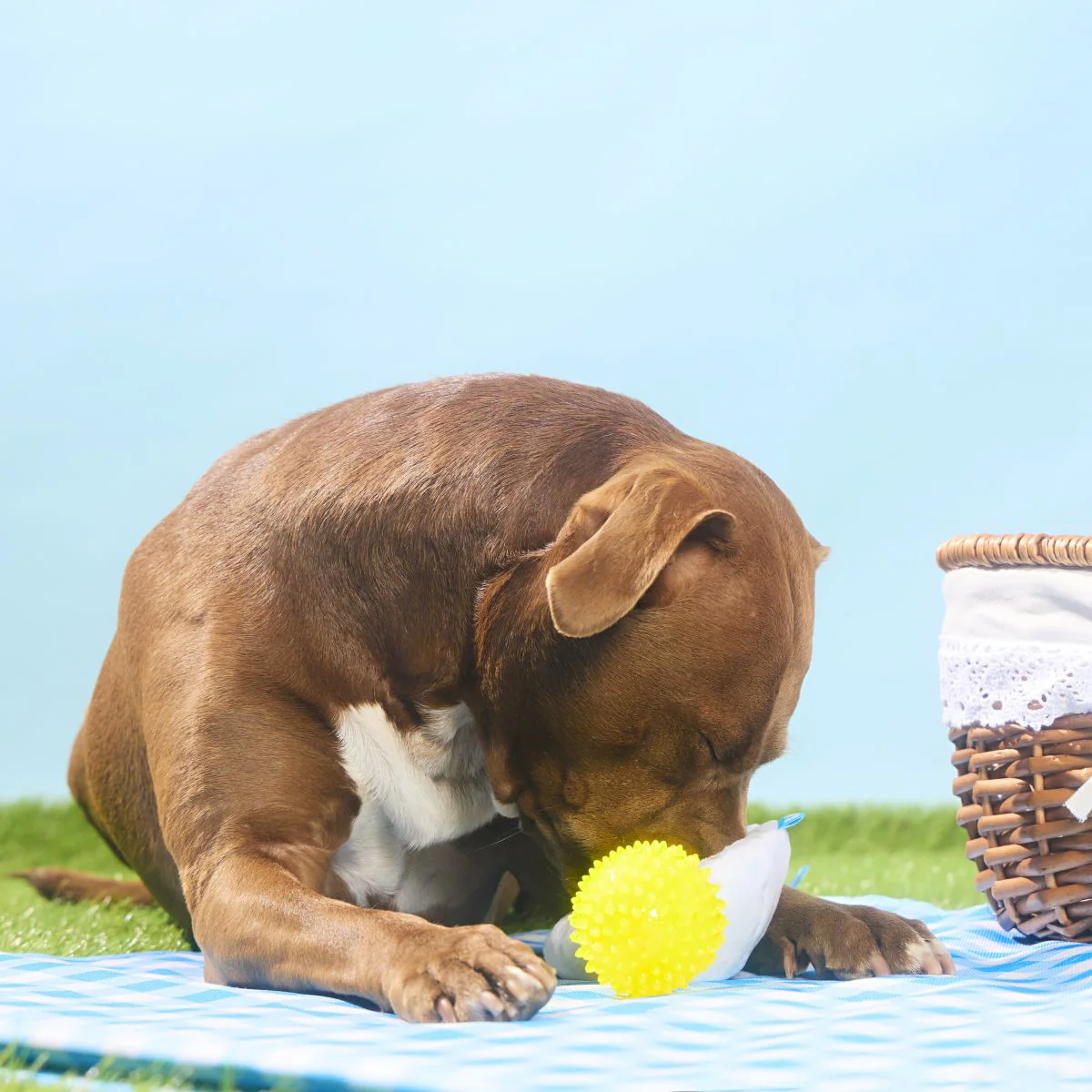 Deviled Begg Plush Multi-Part + Fetch Dog Toy - Image 5