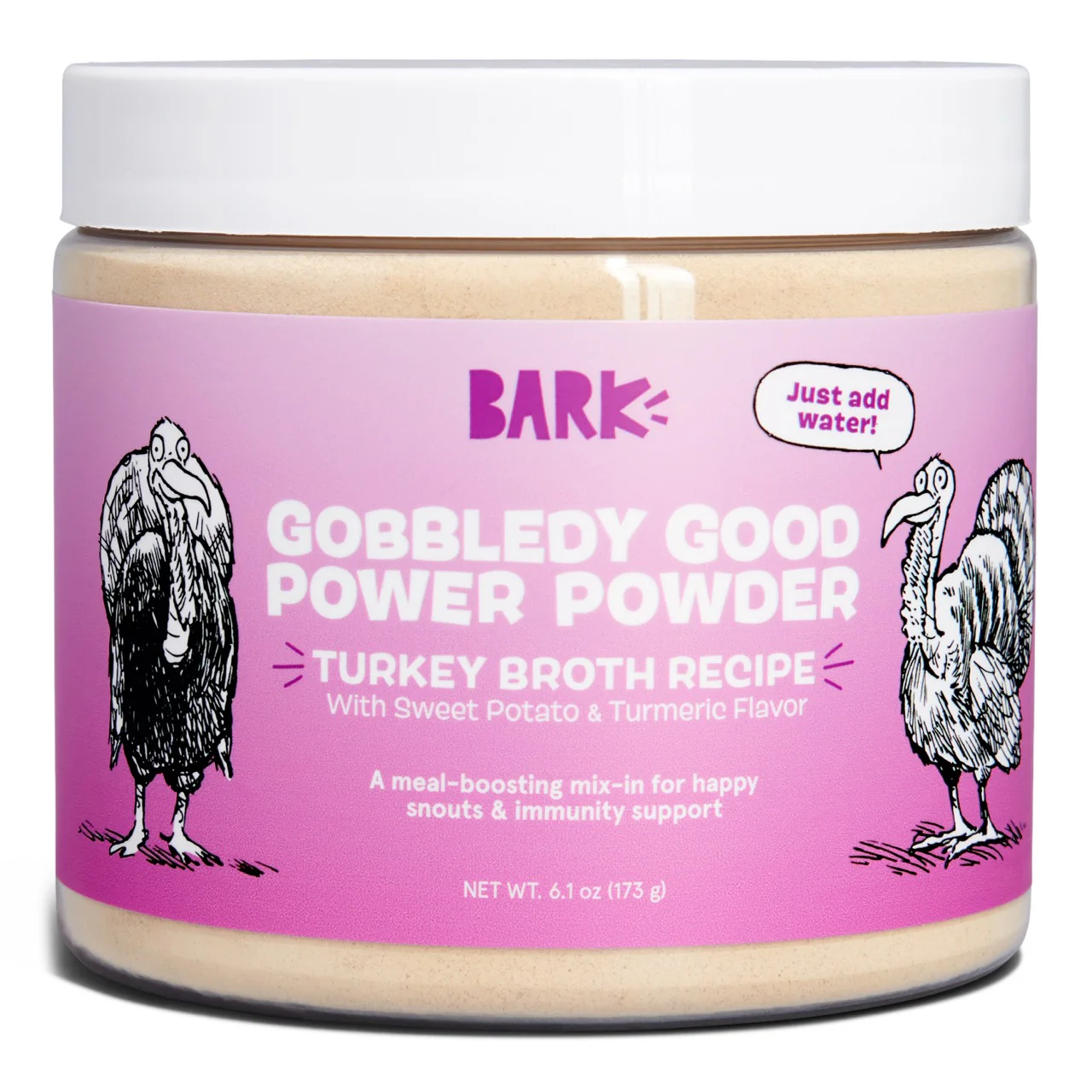 Gobbledy Good Power Powder Turkey Dog Food Meal Topper, 6.1 oz - Image 8