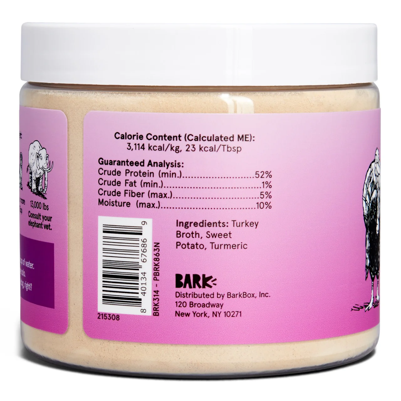 Gobbledy Good Power Powder Turkey Dog Food Meal Topper, 6.1 oz - Image 9