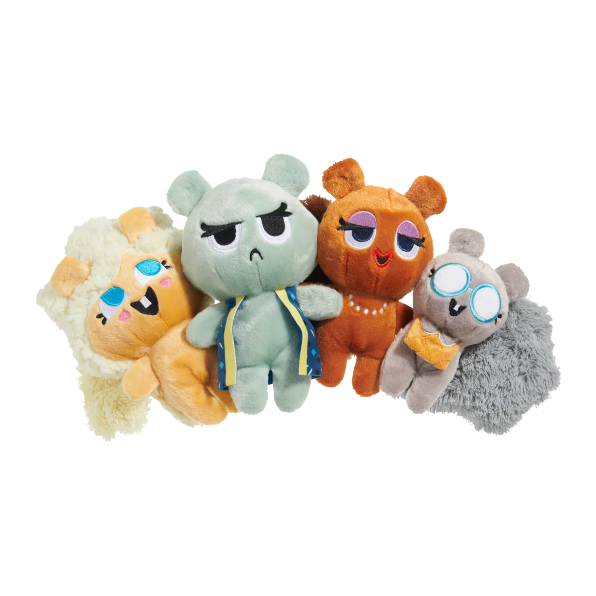 Golden Squirrels Plush Multi-Part Dog Toy - Image 3