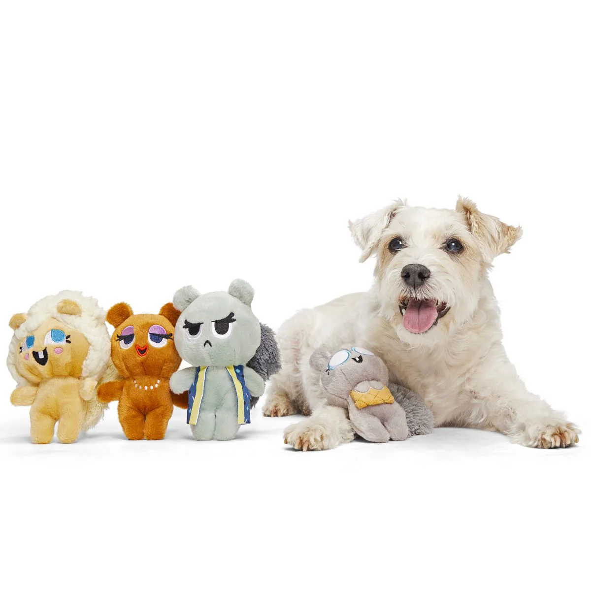 Golden Squirrels Plush Multi-Part Dog Toy - Image 4