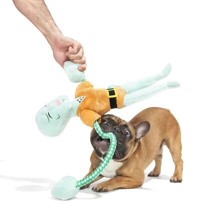 Handsome Squidward Plush Extra-Large Dog Toy - Image 5