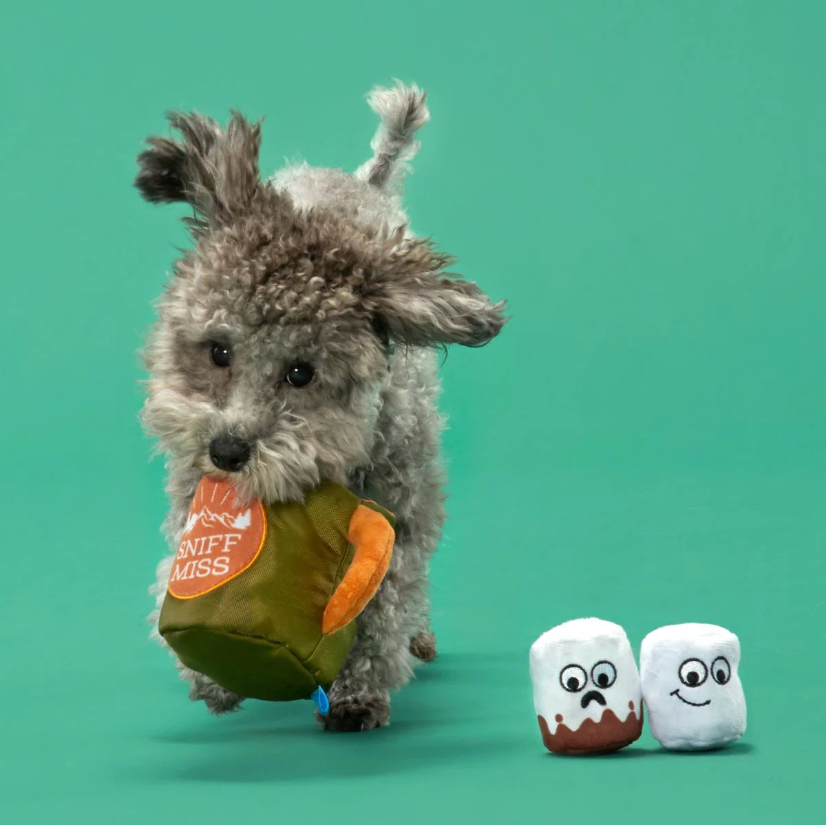 Ruffin It Mug Plush Multi-Part + Enrichment Dog Toy - Image 3