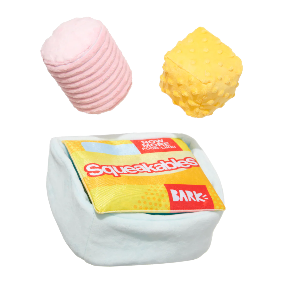 Squeakables Plush Multi-Part + Enrichment Dog Toy - Image 6