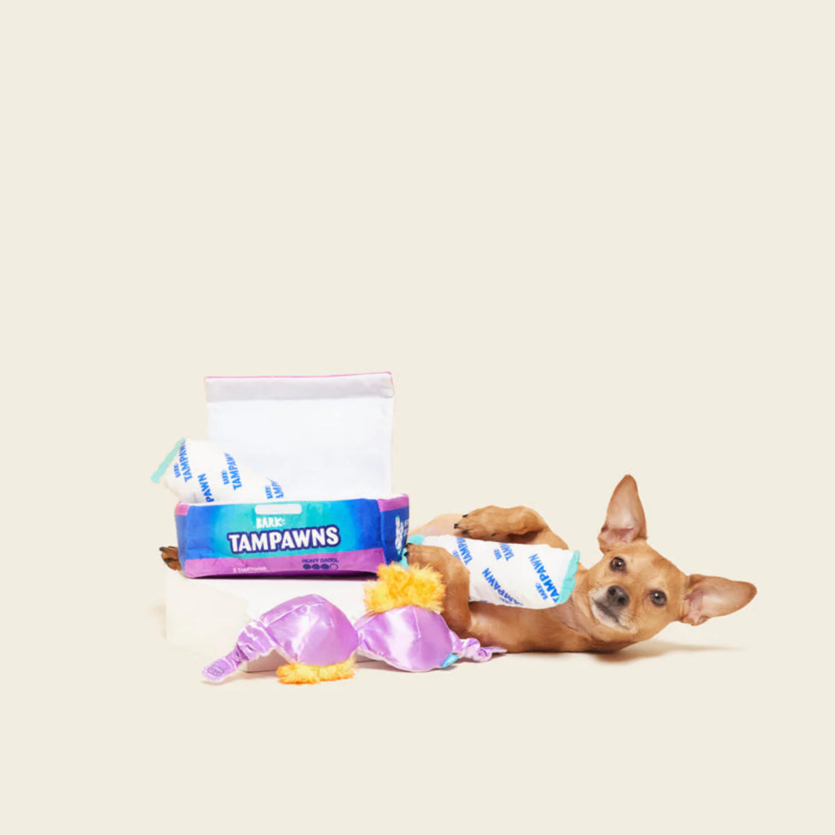 Tampawns Plush Multi-Part + Enrichment Dog Toy - Image 5